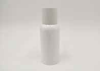 O cosmético plástico da cor branca engarrafa a garrafa da forma de Boston da água do tonalizador da loção