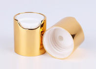24/410 tampas cosméticas plásticas de aparência personalizada da cor com o tampão da parte superior da imprensa