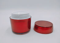 o creme 30g acrílico range o peso leve de empacotamento do cosmético com o tampão de parafuso vermelho