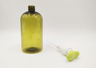 A garrafa vazia de superfície do champô do resíduo metálico, 100ml cancela a forma original das garrafas do plástico