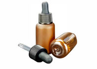 garrafa plástica do ANIMAL DE ESTIMAÇÃO do E-líquido de 1oz 30ml Amber Dopper para o empacotamento cosmético do óleo essencial