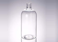 garrafa de tonalizador plástica da loção do ANIMAL DE ESTIMAÇÃO claro recarregável de 250ml 8.7oz com o tampão de parafuso da parte superior da aleta