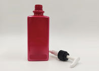 ANIMAL DE ESTIMAÇÃO vermelho da garrafa do quadrado 500ml que empacota para produtos do gel do chuveiro do champô