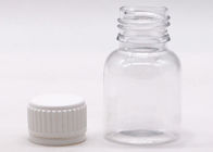 garrafas de empacotamento dos cuidados médicos transparentes do ANIMAL DE ESTIMAÇÃO 50ml circularmente ou forma personalizada