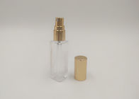Garrafa de perfume do curso do quadrado 10ml, atomizador recarregável do perfume transparente