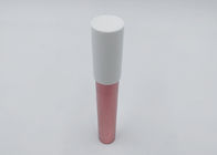 Tamanho pequeno vazio plástico da superfície 10ml da cor de Rosa dos tubos de Lipgloss da beleza da composição
