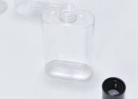 impressão de carimbo quente da garrafa plástica transparente de 250ml PETG com tampão de parafuso