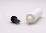 tratamento de superfície lustroso das garrafas plásticas brancas do HDPE 100ml com pulverizador
