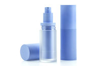 Personalize a garrafa cosmética acrílica do resíduo metálico 30ml 50ml