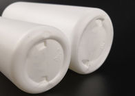 Garrafa de empacotamento da bala do cosmético branco do HDPE 16OZ com Flip Top Cap
