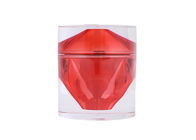 Frascos de carimbo quentes Diamond Acrylic Cosmetic Packaging do creme de cara 15g