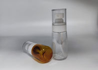garrafa plástica redonda vazia de 15ml 30ml 50ml com cor feita sob encomenda do pulverizador da bomba
