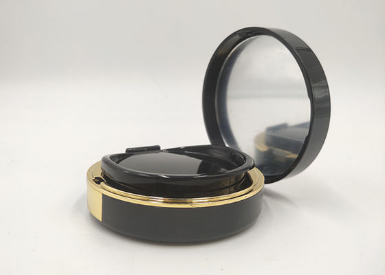 Portable preto da caixa do coxim de ar da cor 5ml do ouro para o creme do centímetro cúbico da fundação