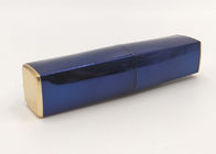 tubos luxuosos azuis lustrosos do batom 3g. Amostras grátis magnéticas dos tubos do batom