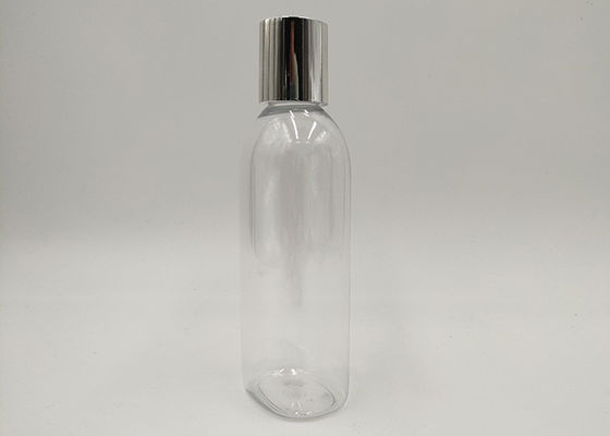 As garrafas cosméticas feitas sob encomenda redondas de Boston, plástico claro engarrafam o OEM de 100ml 200ml