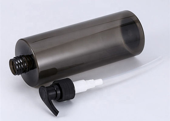 garrafas cosméticas plásticas transparentes de 14oz 400ml