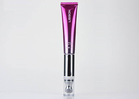Impressão de tela de seda cosmética do tubo do creme macio colorido do olho da vibração do HDPE 15ml