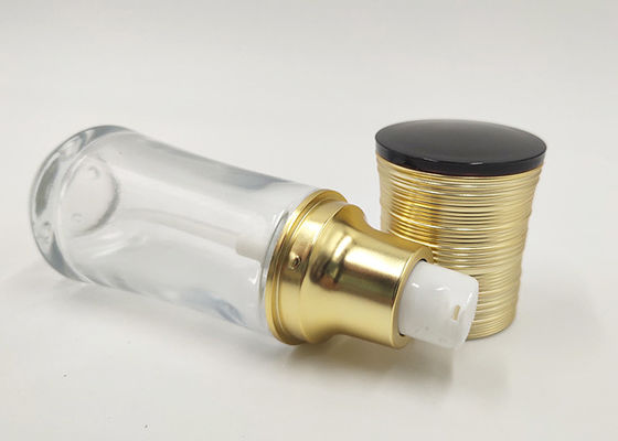 garrafas 30ml cosméticas de vidro transparentes portáteis