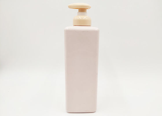 o cosmético 500ml feito sob encomenda engarrafa materiais recicláveis da garrafa quadrada cor-de-rosa do pulverizador