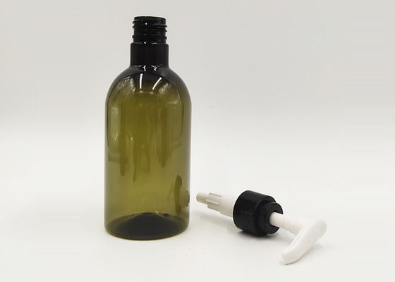 plástico cosmético feito sob encomenda do espaço livre do verde de garrafas 300ml
