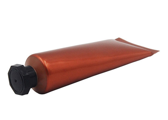 estratificação cosmética do tubo do aperto de 1oz 30ml redonda