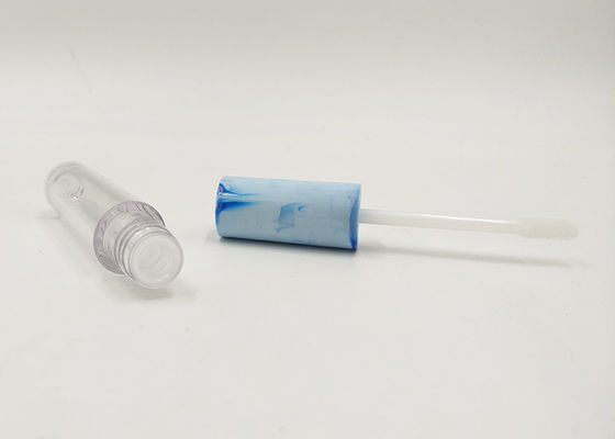 Tubos vazios plásticos do brilho do bordo do nível superior com escova