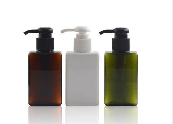 As garrafas recarregávéis plásticas amigáveis do champô de Eco 200ml PETG para a mão lavam o creme