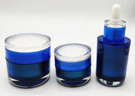 Garrafa de óleo essencial de vidro de empacotamento cosmética do conta-gotas de 30ml 30g 50g