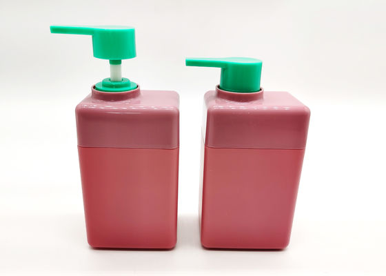 Garrafas plásticas do HDPE cor-de-rosa de 100ml 250ml com bomba da loção