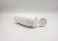 garrafas cosméticas plásticas do ANIMAL DE ESTIMAÇÃO 200ml branco com Flip Top Cap
