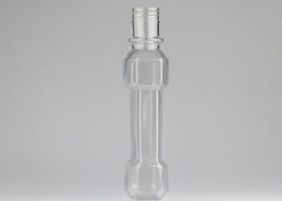 Garrafas cosméticas plásticas transparentes do tampão de parafuso 180ml para o empacotamento de lavagem
