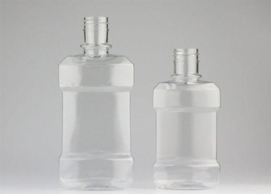 Garrafas cosméticas plásticas transparentes do tampão de parafuso 180ml para o empacotamento de lavagem