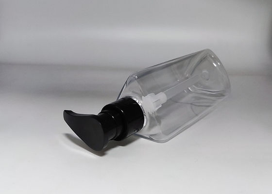 Garrafa plástica clara 250ml do ANIMAL DE ESTIMAÇÃO do triângulo para o empacotamento cosmético