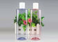 garrafas cosméticas plásticas transparentes de 14oz 400ml