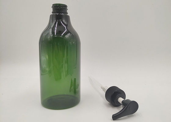 O cosmético plástico do ANIMAL DE ESTIMAÇÃO vazio engarrafa a bomba 500ml da loção de 28/41mm para a loção dos cuidados com a pele