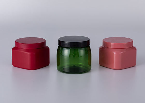 frasco transparente da loção do creme de cara do animal de estimação 50g com Rose Gold Cap